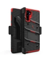 Buy Zizo Bolt Cover - Case for Samsung Galaxy Note 10 & Kickstand and Holster (Black/Red) - ZIZ020BLKRED - {ean13} - Home Screen Store Europe