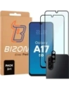 2x Szkło na ekran + szkło na aparat BIZON Edge Pack do Samsung Galaxy A17 5G
