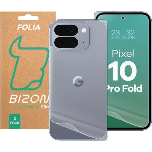 Folia hydrożelowa na tył i przód Bizon Glass Hydrogel Pack do Google Pixel 10 Pro Fold