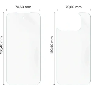 Folia hydrożelowa na tył i przód Bizon Glass Hydrogel Pack do Google Pixel 10 Pro Fold