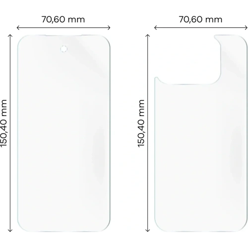Folia hydrożelowa na tył i przód Bizon Glass Hydrogel Pack do Google Pixel 10 Pro Fold