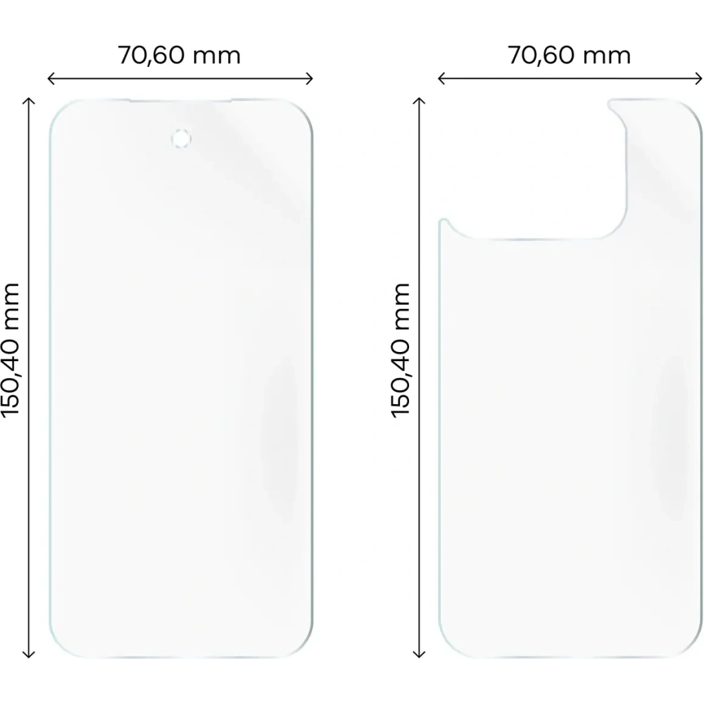 Folia hydrożelowa na tył i przód Bizon Glass Hydrogel Pack do Google Pixel 10 Pro Fold