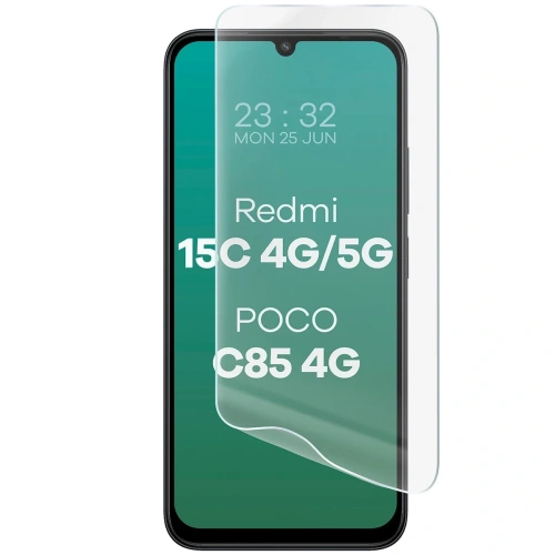Folia hydrożelowa na ekran Bizon Glass Hydrogel Front do Xiaomi Redmi 15C 4G / 5G / POCO C85 4G