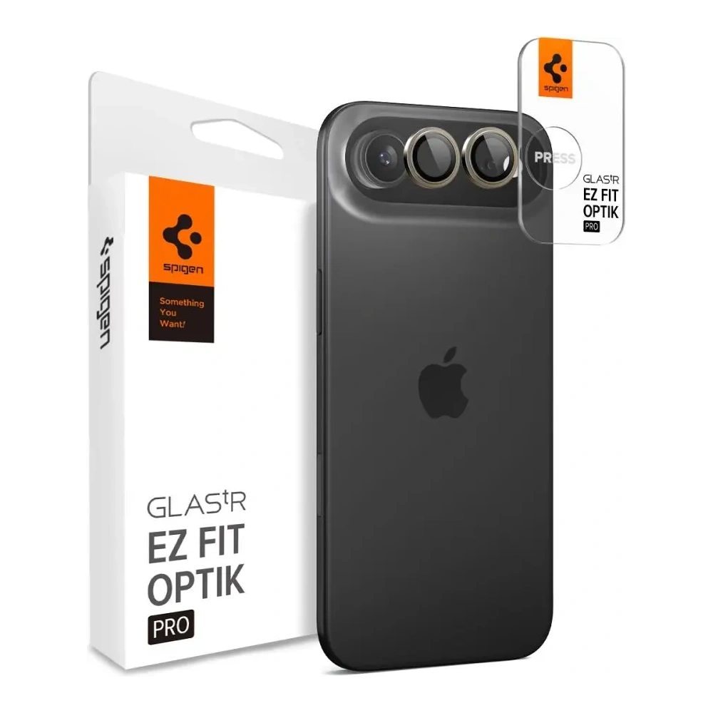 Osłona aparatu Spigen Optik Pro Glass.tr ez Fit Camera Protector do Apple iPhone Air Gold [2 PACK]