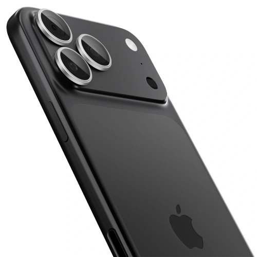 Osłona aparatu Spigen Optik Pro Glas.tr ez Fit Camera Protector do Apple iPhone 16 Pro / Max / 17 Pro / Max Silver [2 PACK]
