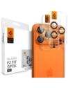 Osłona aparatu Spigen Optik Pro Glas.tr ez Fit Camera Protector do Apple iPhone 16 Pro / Max / 17 Pro / Max Orange [2 PACK]