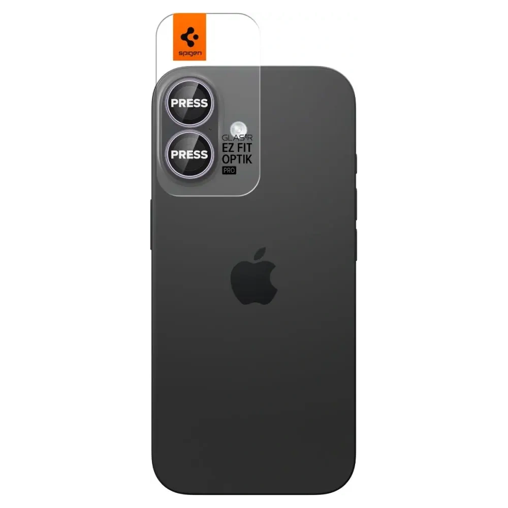 Osłona aparatu Spigen Optik Pro Glas.tr ez Fit Camera Protector do Apple iPhone 16 / 16 Plus / 17 Purple [2 PACK]