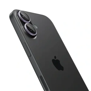 Osłona aparatu Spigen Optik Pro Glas.tr ez Fit Camera Protector do Apple iPhone 16 / 16 Plus / 17 Purple [2 PACK]