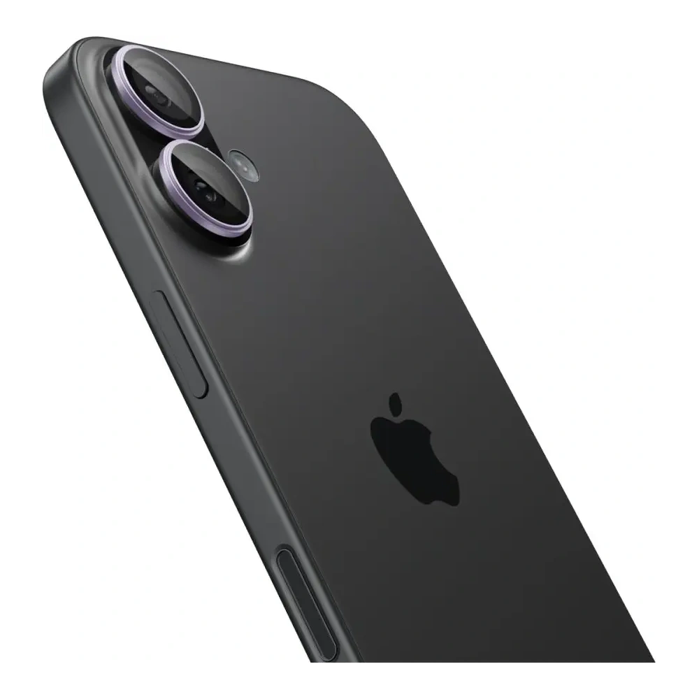 Osłona aparatu Spigen Optik Pro Glas.tr ez Fit Camera Protector do Apple iPhone 16 / 16 Plus / 17 Purple [2 PACK]