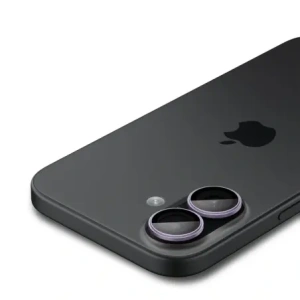 Osłona aparatu Spigen Optik Pro Glas.tr ez Fit Camera Protector do Apple iPhone 16 / 16 Plus / 17 Purple [2 PACK]