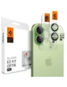 Osłona aparatu Spigen Optik Pro Glas.tr ez Fit Camera Protector do Apple iPhone 16 / 16 Plus / 17 Green [2 PACK]
