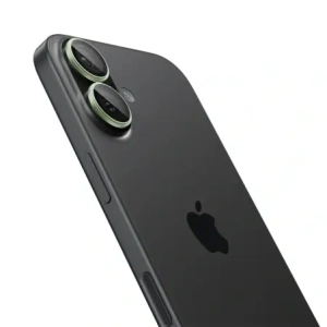 Osłona aparatu Spigen Optik Pro Glas.tr ez Fit Camera Protector do Apple iPhone 16 / 16 Plus / 17 Green [2 PACK]