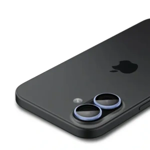 Osłona aparatu Spigen Optik Pro Glas.tr ez Fit Camera Protector do Apple iPhone 16 / 16 Plus / 17 Blue [2 PACK]