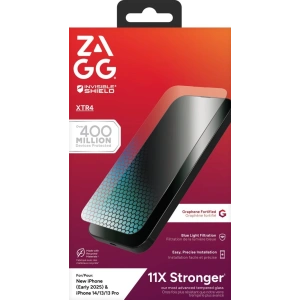 Szkło hartowane z filtrem światła niebieskiego ZAGG XTR4 do Apple iPhone 16e / 15 / 14 / 13