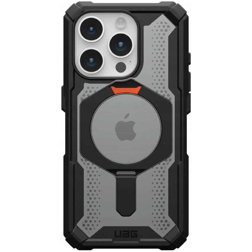 Etui UAG Urban Armor Gear Plasma XTE Kickstand do Apple iPhone 15 Pro MagSafe (black orange)