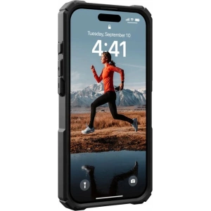 Etui UAG Urban Armor Gear Plasma XTE Kickstand do Apple iPhone 15 Pro MagSafe (black orange)