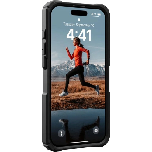 Etui UAG Urban Armor Gear Plasma XTE Kickstand do Apple iPhone 15 Pro MagSafe (black orange)