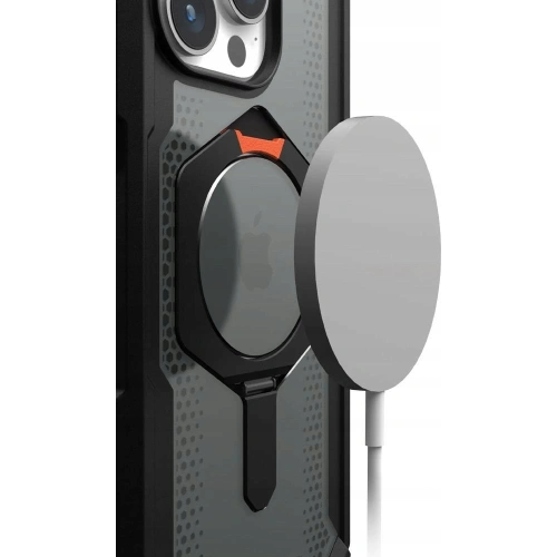 Etui UAG Urban Armor Gear Plasma XTE Kickstand do Apple iPhone 15 Pro MagSafe (black orange)