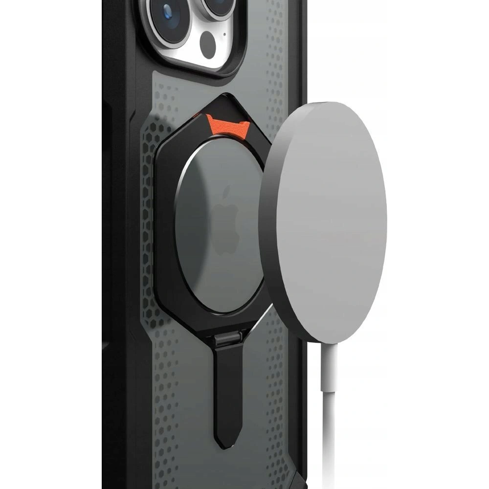 Etui UAG Urban Armor Gear Plasma XTE Kickstand do Apple iPhone 15 Pro MagSafe (black orange)