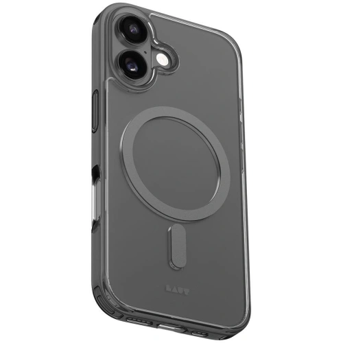 Etui LAUT Crystal Fluro do Apple iPhone 17 MagSafe (clear black)