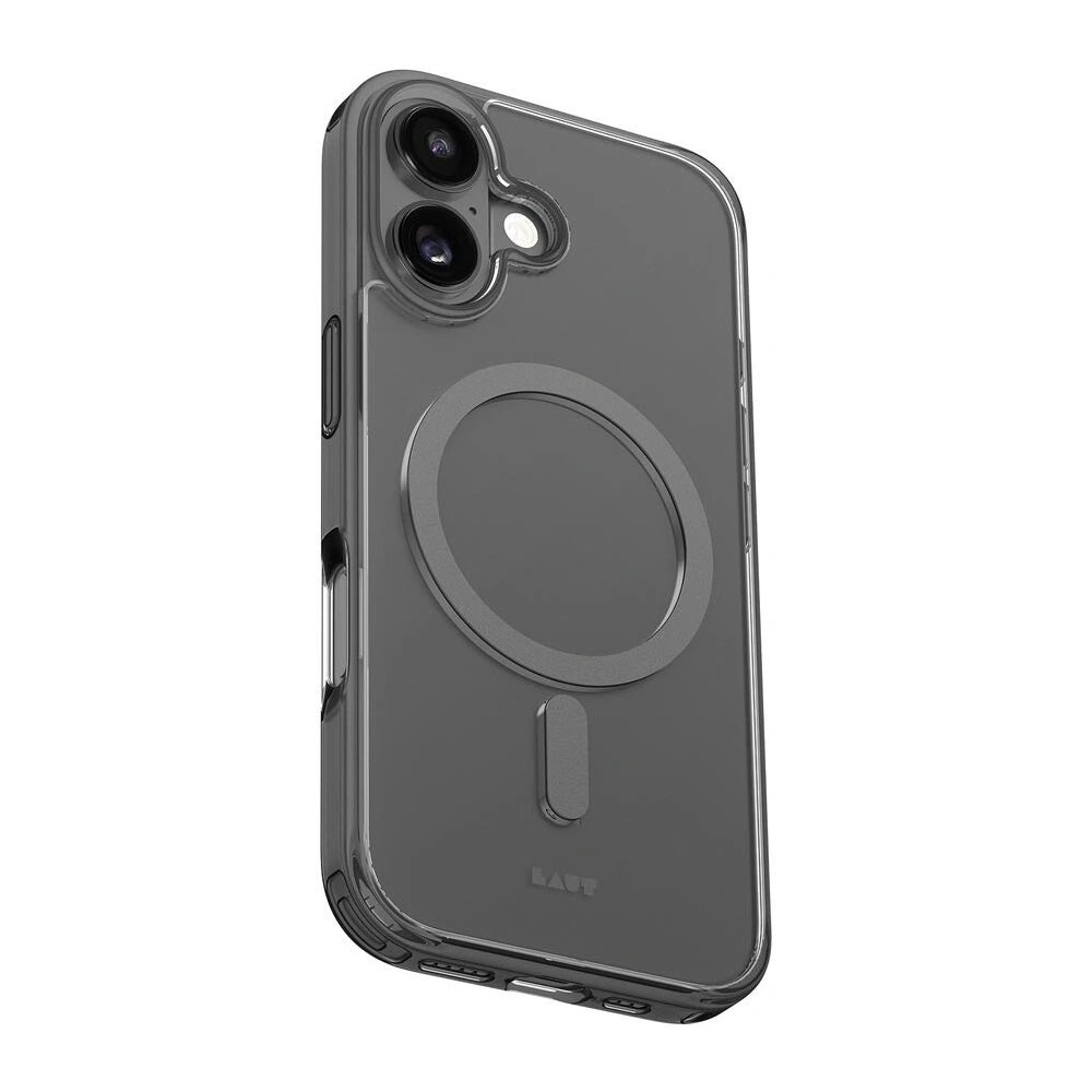 Etui LAUT Crystal Fluro do Apple iPhone 17 MagSafe (clear black)