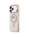 Etui Karl Lagerfeld IML Choupette MagSafe do Apple iPhone 17 Pro Max różowy