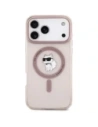 Etui Karl Lagerfeld IML Choupette MagSafe do Apple iPhone 17 Pro Max różowy