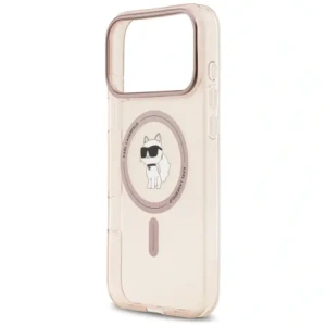 Etui Karl Lagerfeld IML Choupette MagSafe do Apple iPhone 17 Pro Max różowy