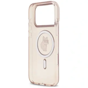 Etui Karl Lagerfeld IML Choupette MagSafe do Apple iPhone 17 Pro Max różowy