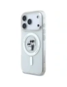 Etui Karl Lagerfeld IML Karl Choupette Glitter MagSafe do Apple iPhone 17 Pro Max przezroczysty
