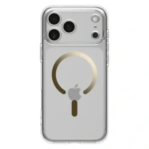 Etui Spigen Ultra Hybrid Mag MagSafe do Apple iPhone 17 Pro Max Clear/gold