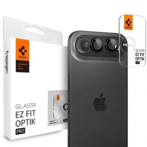 Osłona aparatu Spigen Optik Pro Glas.tr ez Fit Camera Protector do Apple iPhone Air Black [2 PACK]