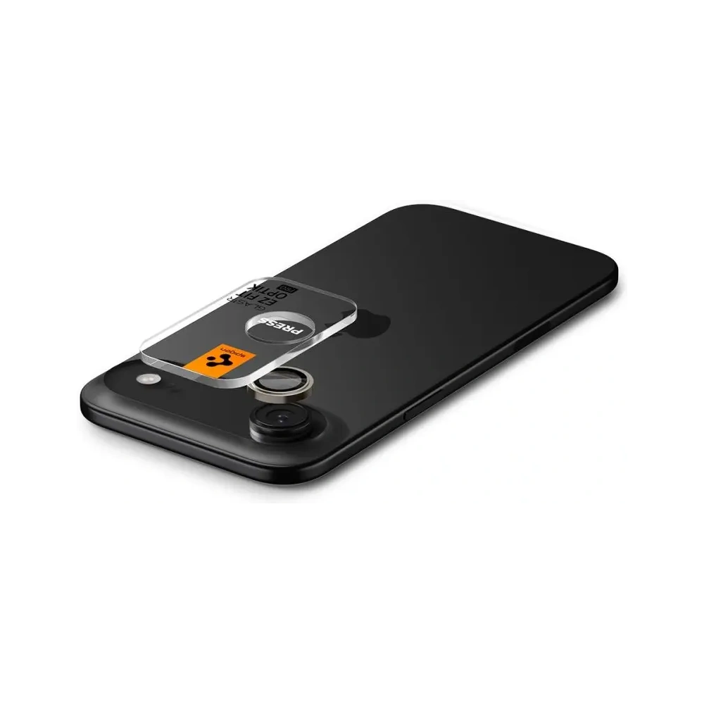 Osłona aparatu Spigen Optik Pro Glas.tr ez Fit Camera Protector do Apple iPhone Air Black [2 PACK]