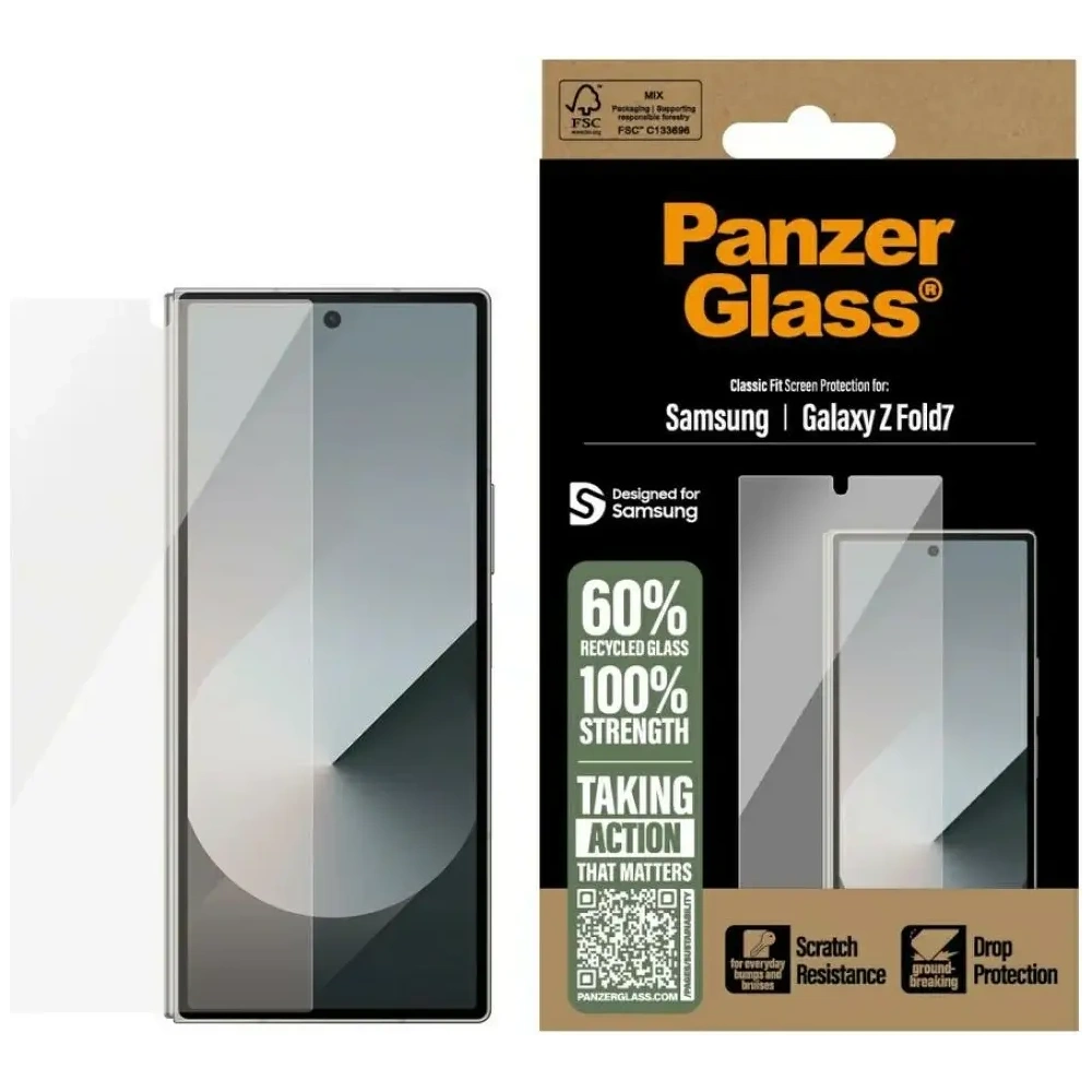 Szkło hartowane PanzerGlass Classic Fit do Samsung Galaxy Z Fold7