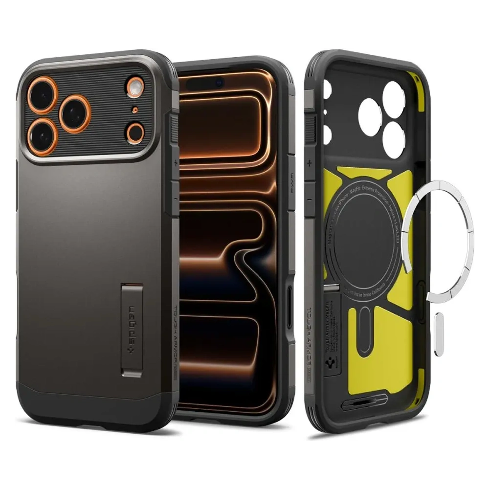Etui Spigen Tough Armor T Mag MagSafe do Apple iPhone 17 Pro Max Gunmetal