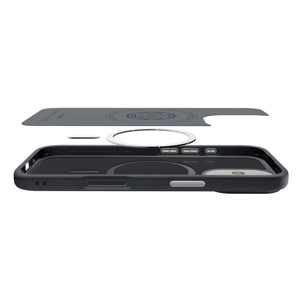 Etui Spigen Nano Pop Mag MagSafe do Apple iPhone 17 Black Sesame