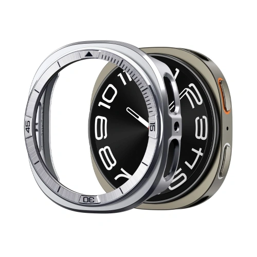 Nakładka Spigen Bezel Tune Pro Pilot do Samsung Galaxy Watch 8 44mm Silver