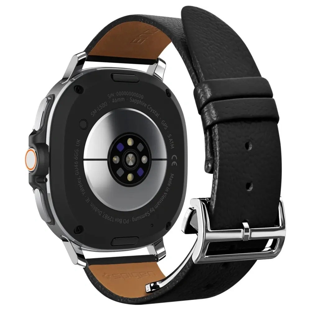 Pasek Spigen Enzo do Samsung Galaxy Watch 8 / Classic 40 / 44 / 46mm Black