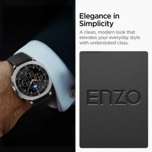 Pasek Spigen Enzo do Samsung Galaxy Watch 8 / Classic 40 / 44 / 46mm Black