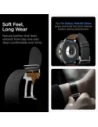 Pasek Spigen Enzo do Samsung Galaxy Watch 8 / Classic 40 / 44 / 46mm Black