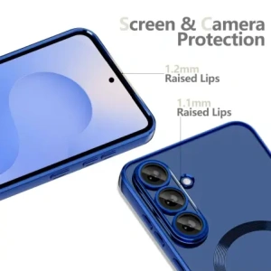 Etui Tech-Protect Magflex MagSafe do Samsung Galaxy S25 FE Navy Blue