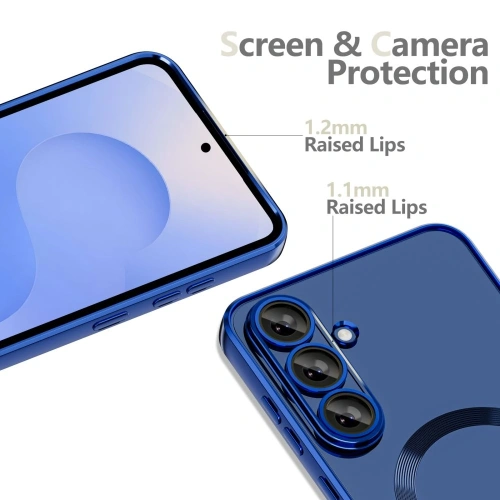 Etui Tech-Protect Magflex MagSafe do Samsung Galaxy S25 FE Navy Blue