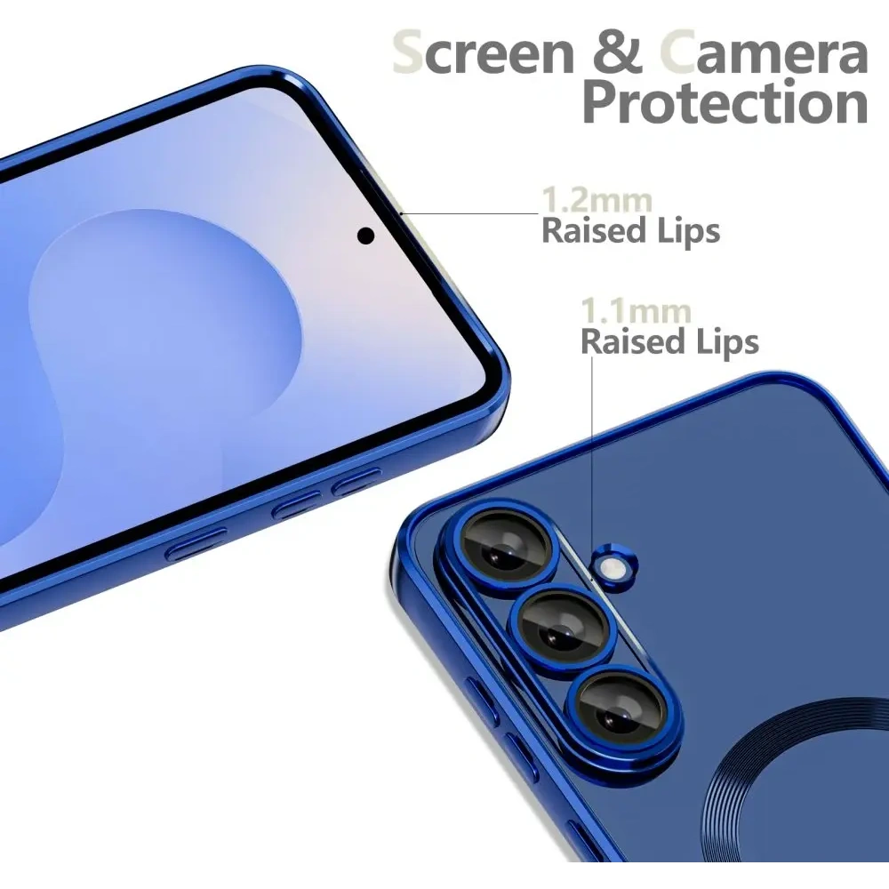 Etui Tech-Protect Magflex MagSafe do Samsung Galaxy S25 FE Navy Blue