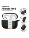 Etui Tech-Protect Silicone Hook do Apple AirPods Pro 3 Black