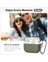 Etui Tech-Protect Silicone Hook do Apple AirPods Pro 3 Lavender