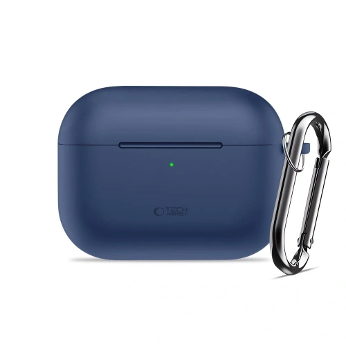 Etui Tech-Protect Silicone Hook do Apple AirPods Pro 3 Navy Blue