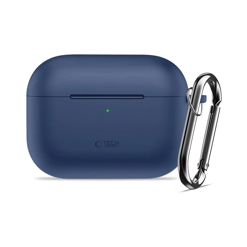 Etui Tech-Protect Silicone Hook do Apple AirPods Pro 3 Navy Blue