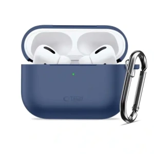 Etui Tech-Protect Silicone Hook do Apple AirPods Pro 3 Navy Blue