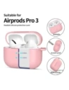 Etui Tech-Protect Silicone Hook do Apple AirPods Pro 3 Dusty Pink