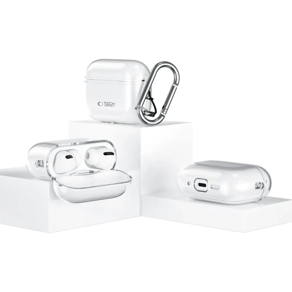 Etui Tech-Protect Flexair do Apple AirPods Pro 3 Clear